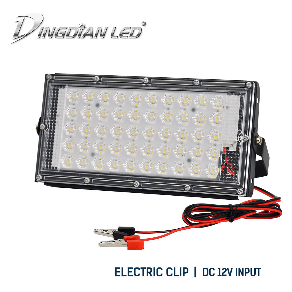 LED12V-Niederspannungsleuchte für den Außenbereich, wasserdicht, 50 W, Clip-Flutlicht