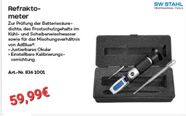 Frostschutz-/ Batteriesäureprüfgerät (Refraktometer)