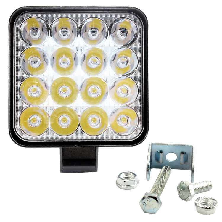 Auto LED Arbeitsscheinwerfer Mini Square 16 Licht 48W Zusatzscheinwerfer - KTStechnixx
