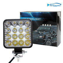 Laden Sie das Bild in den Galerie-Viewer, Auto LED Arbeitsscheinwerfer Mini Square 16 Licht 48W Zusatzscheinwerfer - KTStechnixx