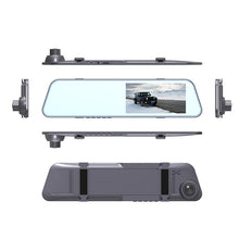 Laden Sie das Bild in den Galerie-Viewer, Neuer 5-Zoll-Auto-Fahrrekorder HD Starlight-Nachtspiegel-Doppelobjektiv mit Rückfahrbild-DVR - KTStechnixx