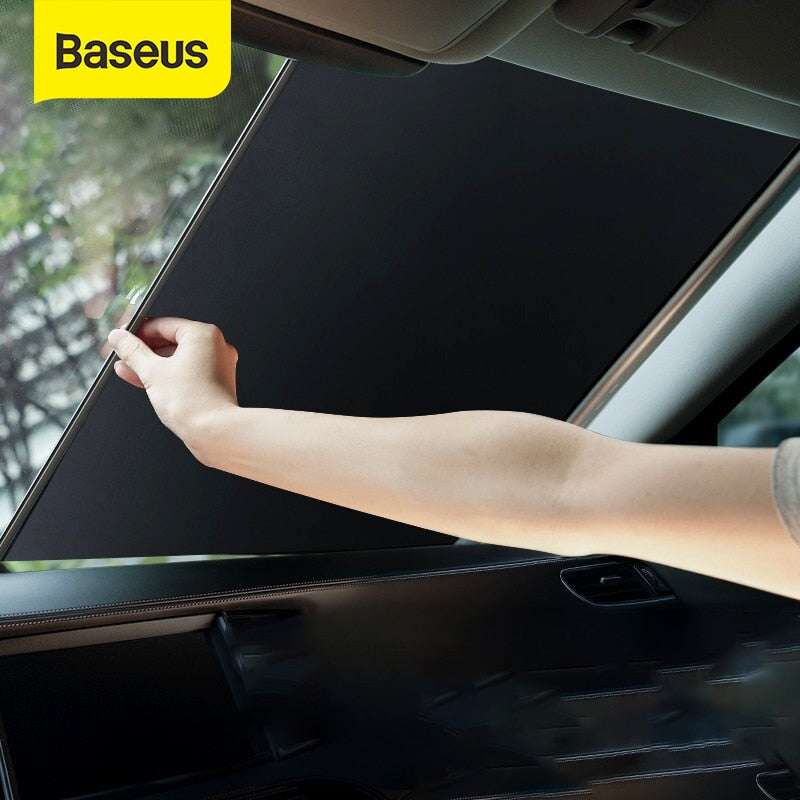 Baseus Auto-Windschutzscheiben-Sonnenschutz-Abdeckung, automatisch einziehbar - KTStechnixx