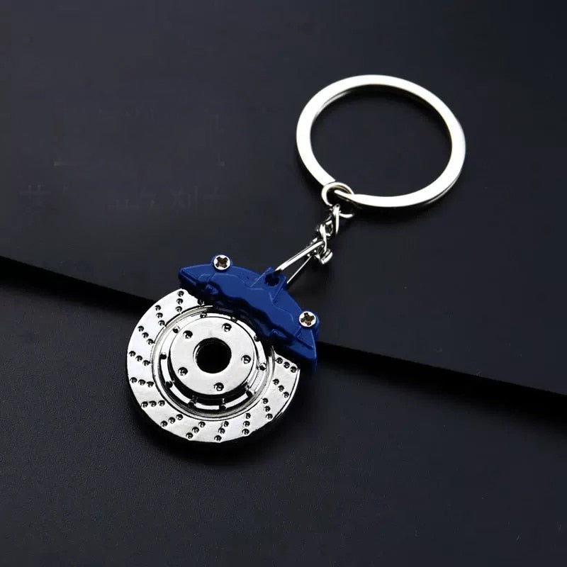 Creative gift car metal keychain turbo gear hub pendant brake disc shock absorber Pendant - KTStechnixx