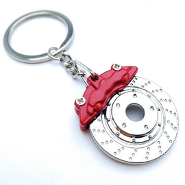 Creative gift car metal keychain turbo gear hub pendant brake disc shock absorber Pendant - KTStechnixx