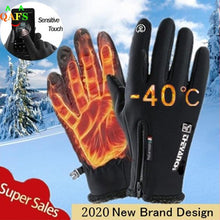 Load image into Gallery viewer, Wasserdichte Winter Fleece Handschuhe