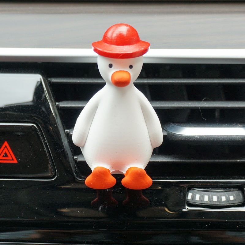 Car car aromatherapy cartoon refueling duck out of the wind, aromatherapy car, decorative creative ornament decoration - KTStechnixx