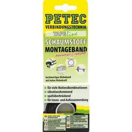 Schaumstoff-Montageband, Montageband 2m x 12mm x 1mm SB- Karte doppelseitig klebend - KTStechnixx