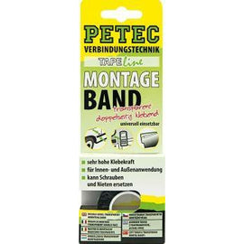 Montageband 2m x 19mm x 0,2mm SB- Karte doppelseitig klebend Transparent - KTStechnixx